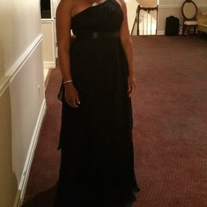 Adrianna Papell long black dress